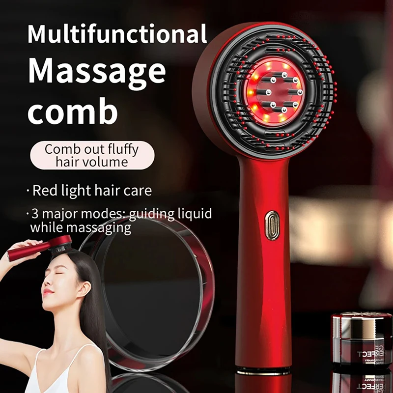 Hair Care Oil - Электрическая вибрационная массажная расческа для ухода