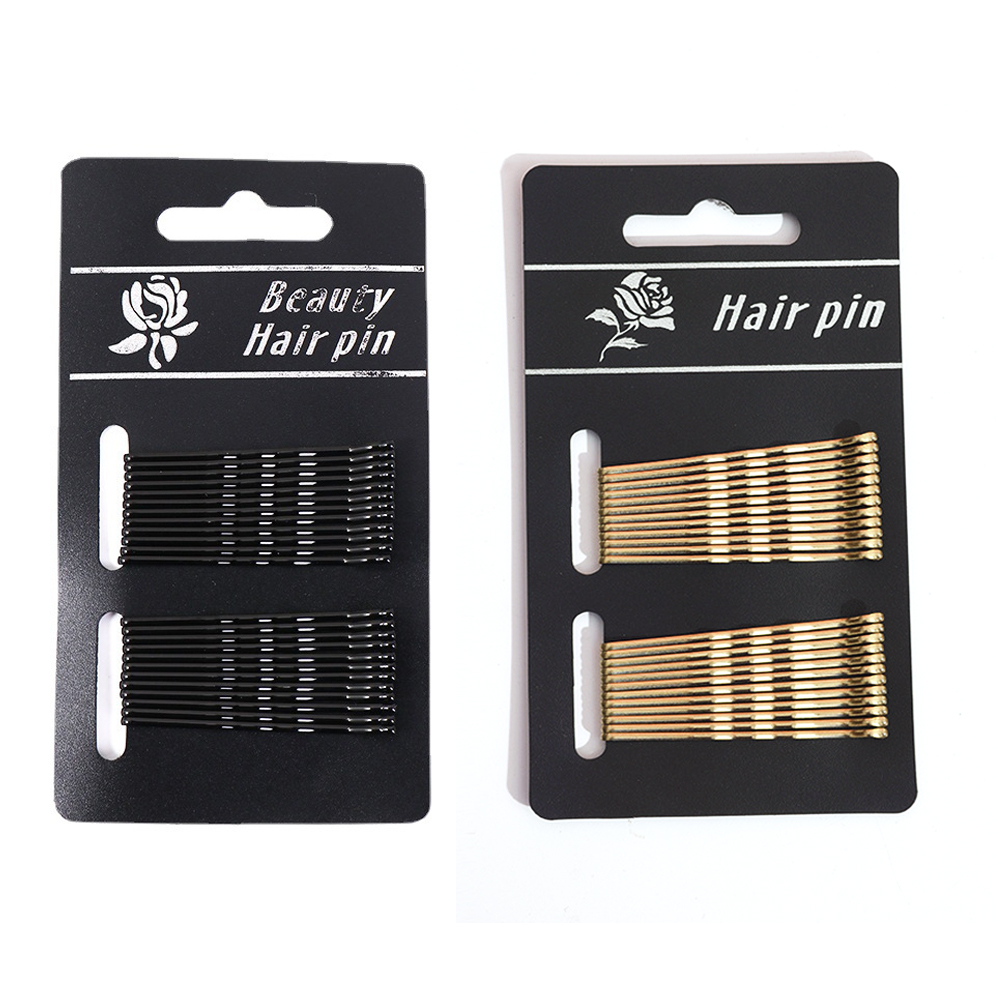 Bobby Pin Bulk - 24 шт./компл., черные заколки, многофункциональные нескользящие