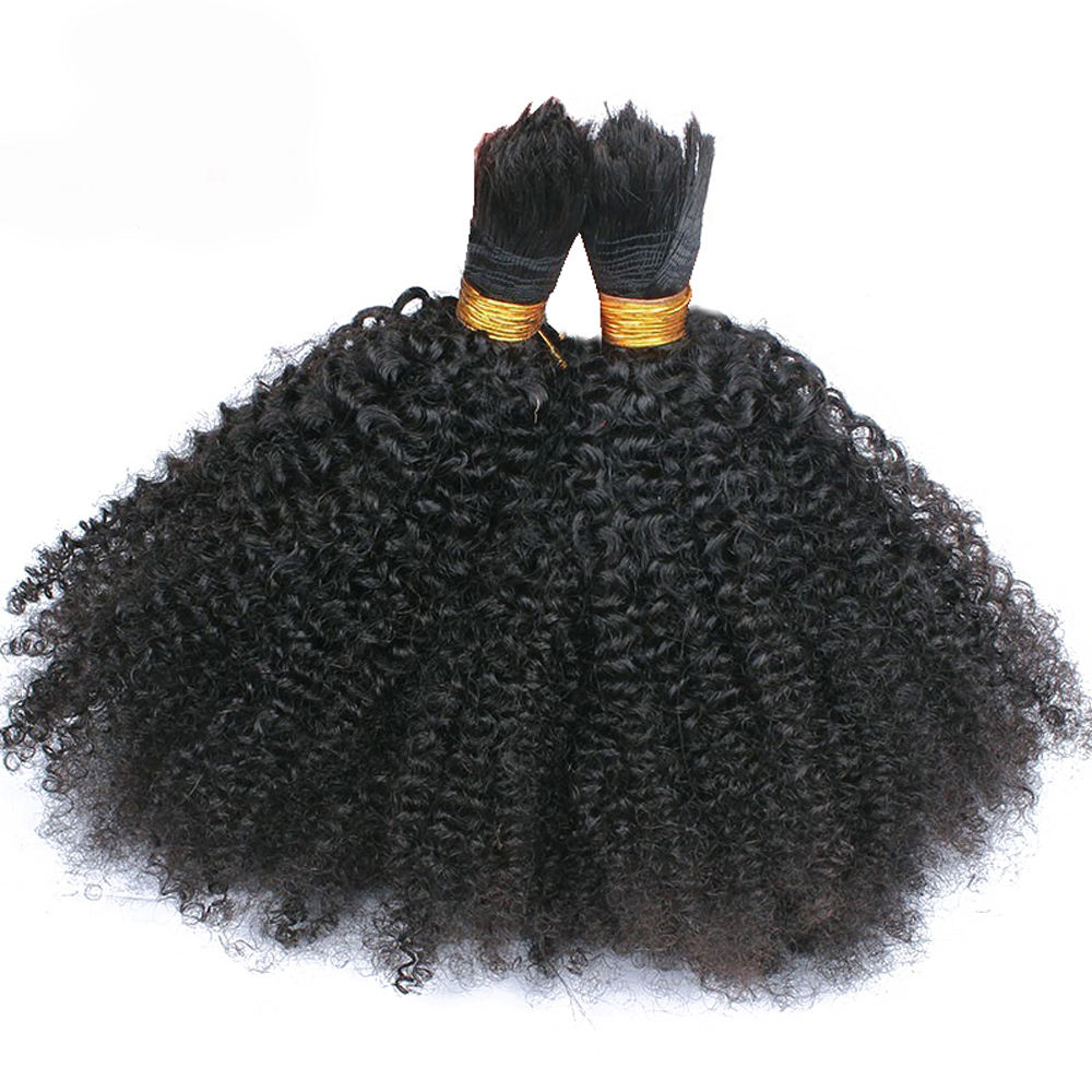Hair Care Indian - Натуральные необработанные волосы для плетения: афро-кудри,