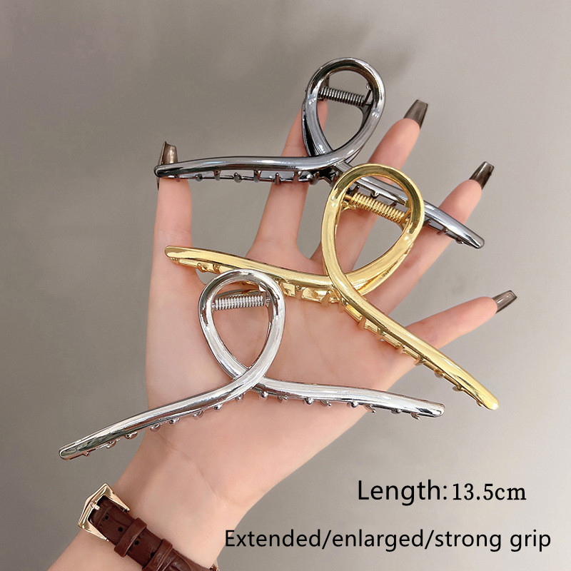 Hair Clip Claw Large - Высокая и металлическая заколка для волос,