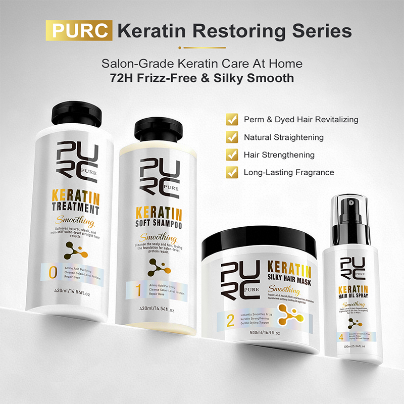 Keratin Treatment Set - Набор для ухода за волосами PURC