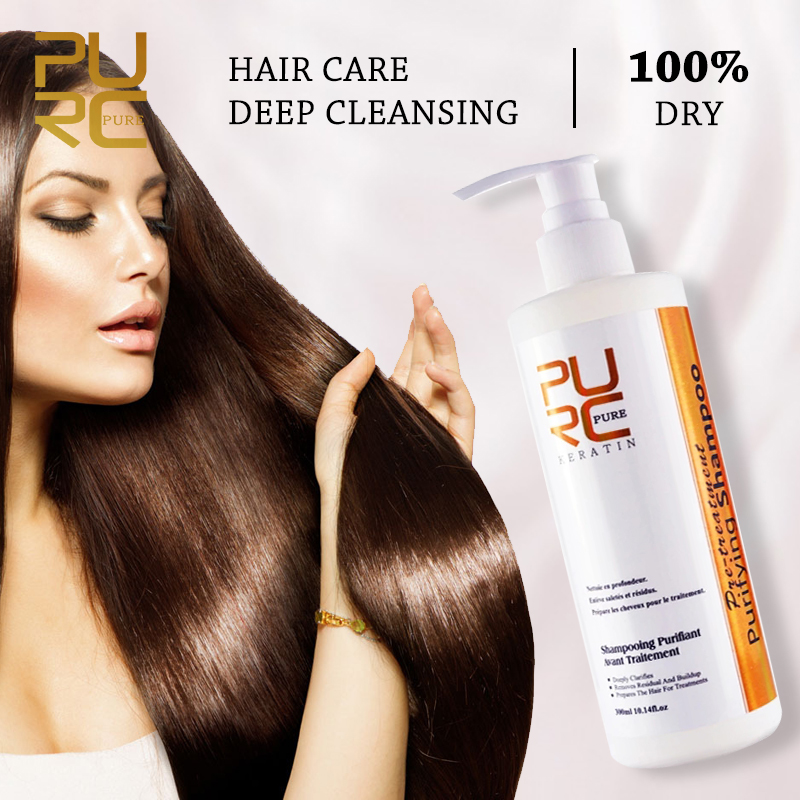 Keratin Treatment Set - Очищающий шампунь для волос с кератином,