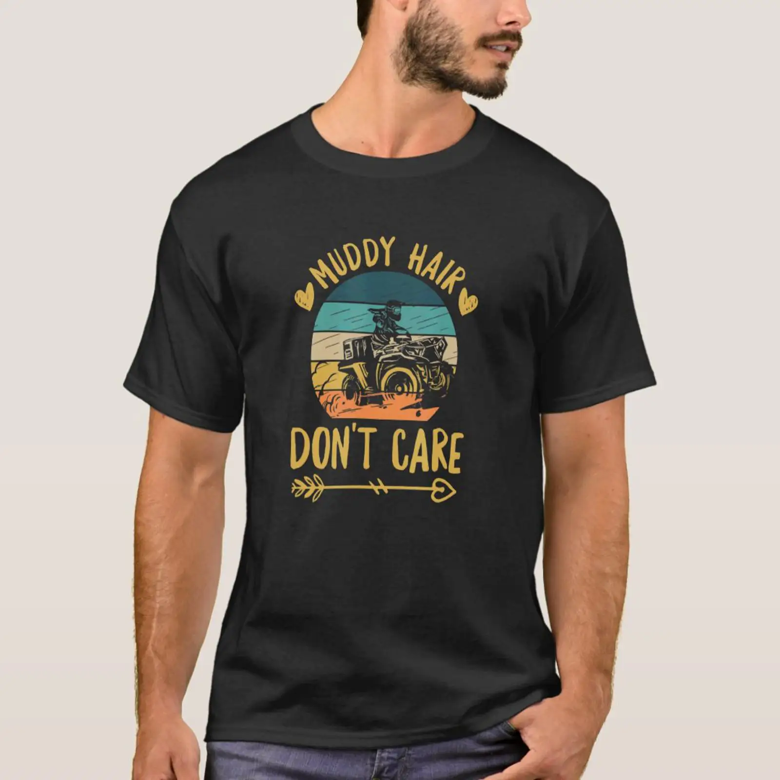 Hair Care Quotes - Футболка с надписью «Muddy Hair Don't