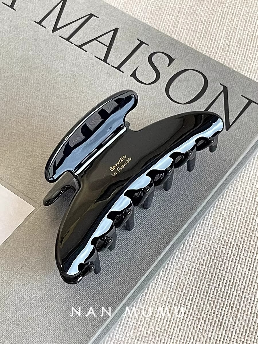 Новые ретро корейские ацетатны – обзор и цена Hair Clip Claw Large