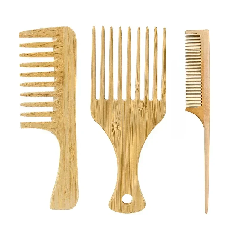 1 шт., натуральная бамбуковая  – обзор и цена Bamboo Hair Brush