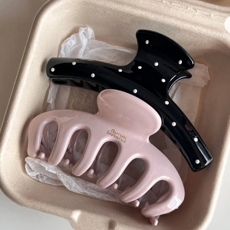 Корейская большая акриловая за – обзор и цена Hair Clip Claw Large
