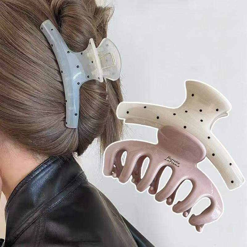 Корейская большая акриловая за – обзор и цена Hair Clip Claw Large
