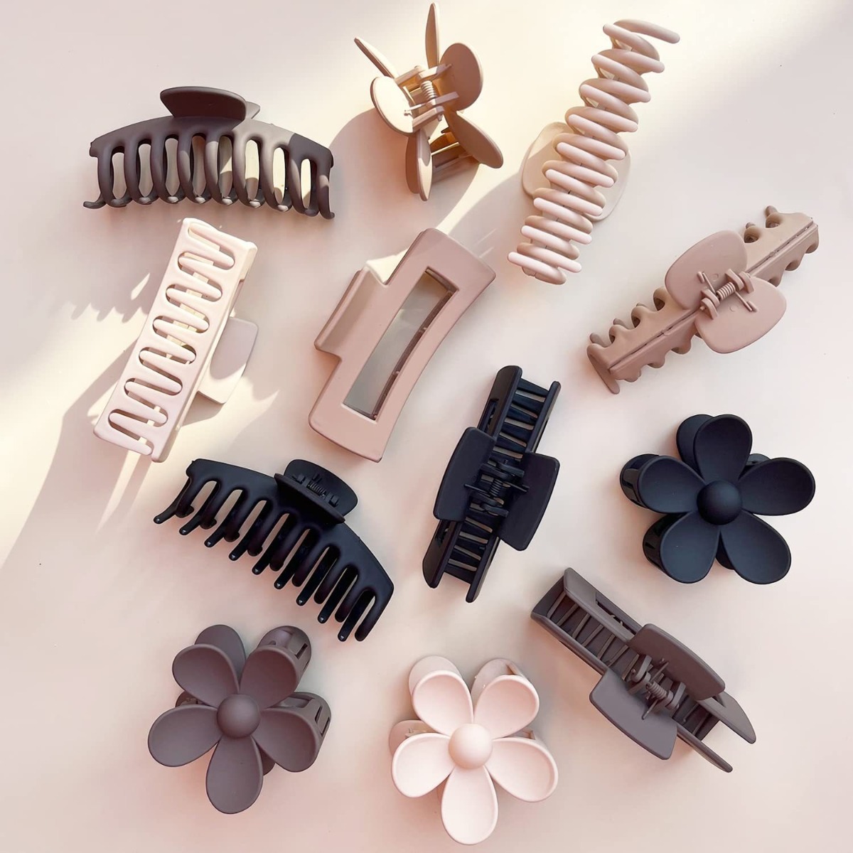 Набор из 12 пластиковых заколо – обзор и цена Hair Clip Claw Large
