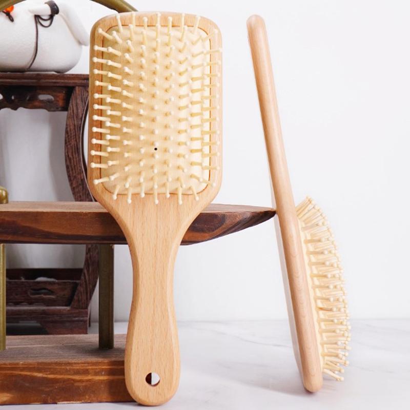 Деревянная расческа с подушкой – обзор и цена Bamboo Hair Brush