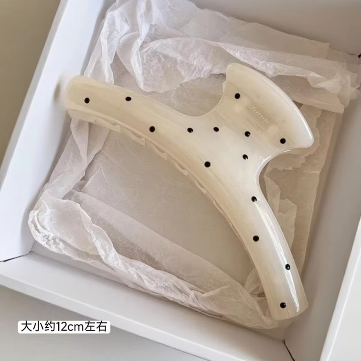 Большая акриловая заколка для  – обзор и цена Hair Clip Claw Large