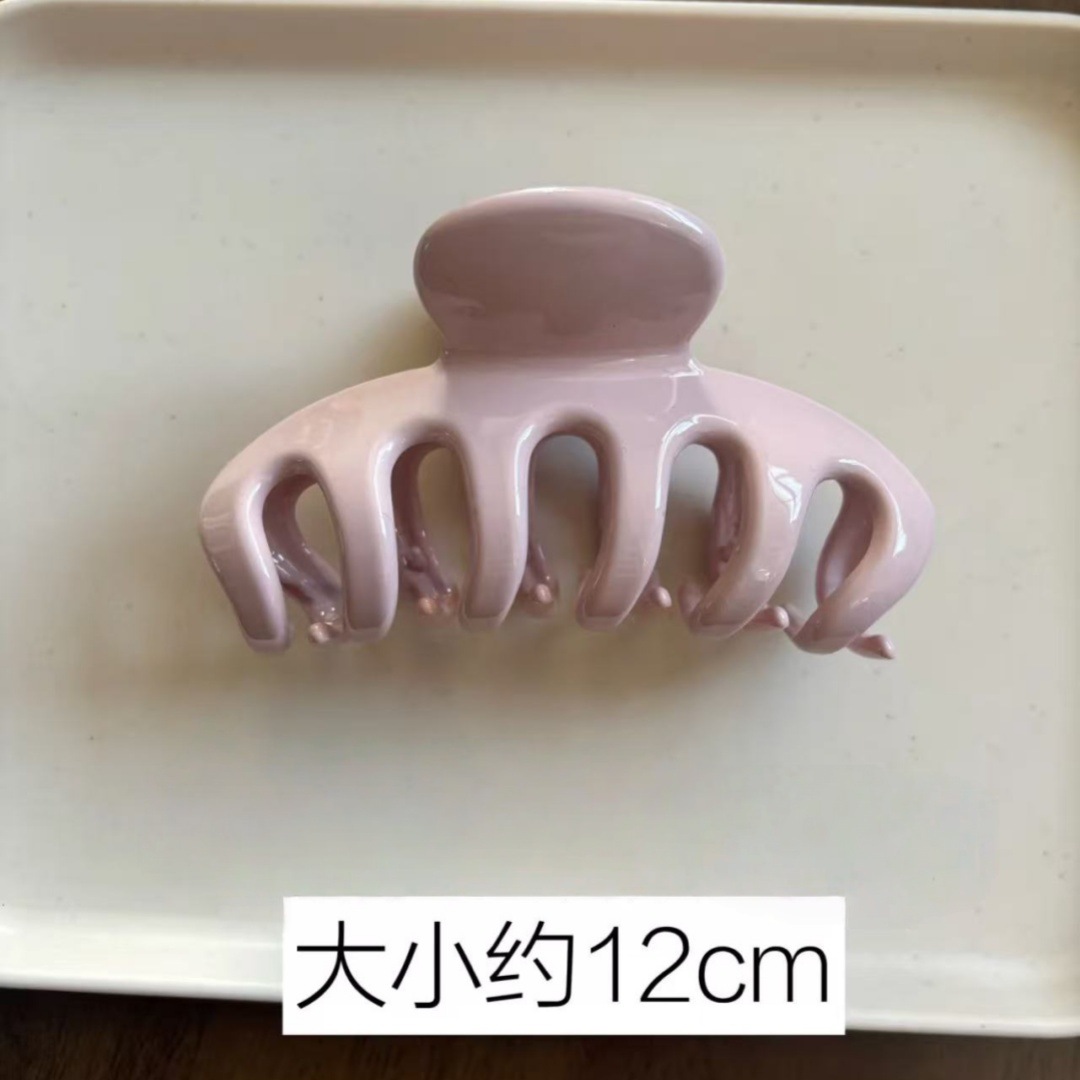 Корейская большая розовая зако – обзор и цена Hair Clip Claw Large